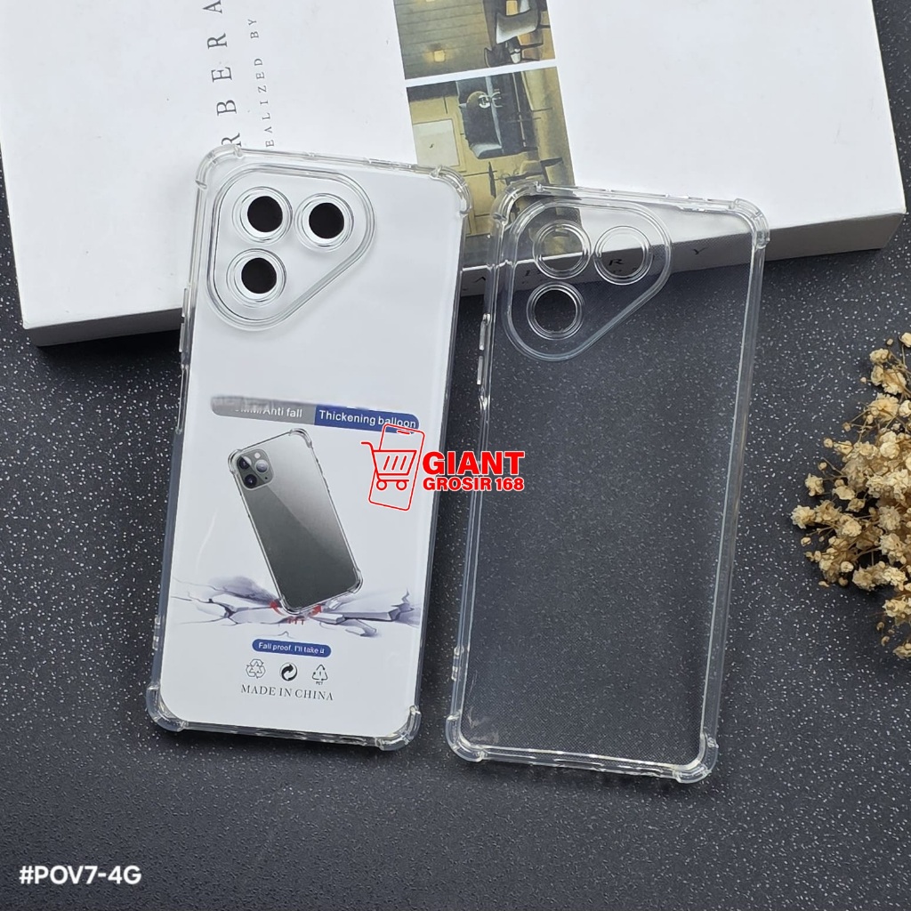 Tecno Pova 7 4G Tecno Pova 7 5G Tecno Pova 7 Pro Tecno Pova 7 Ultra Case Airbag Clear Case Bening Te