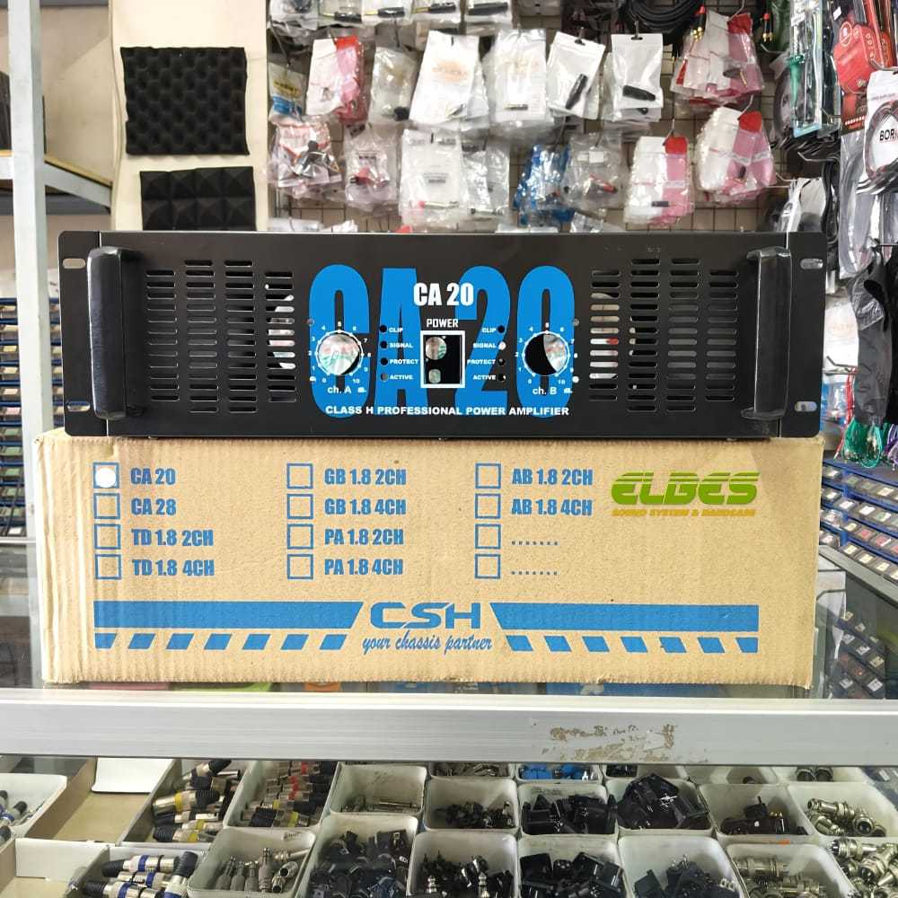 Box power CA20 CSH lengkap kit panel display knop handel besi CA 20