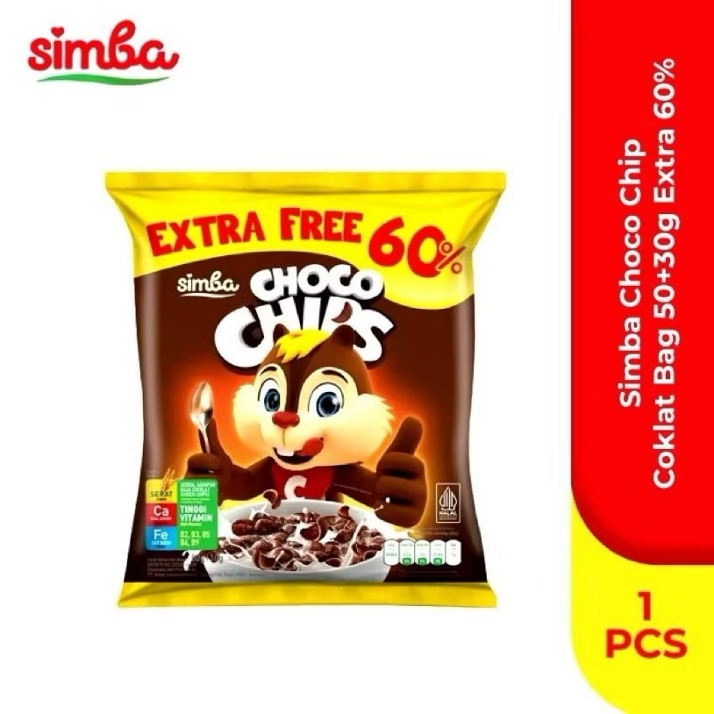 

Simba Choco Chips Chocolate 50+30 gr