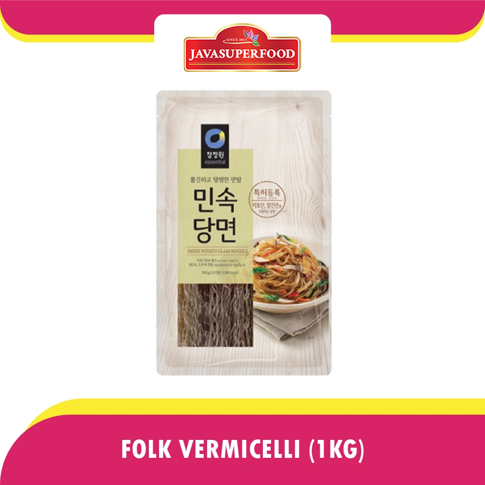 Daesang Chung Jung One Folk Vermicelli 1kg – Bihun Korea Asli untuk Japchae