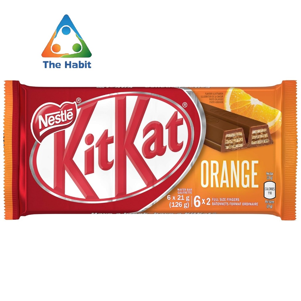

(The Habit) Nestle Kit Kat Orange Chocolate Wafer 81,2gr