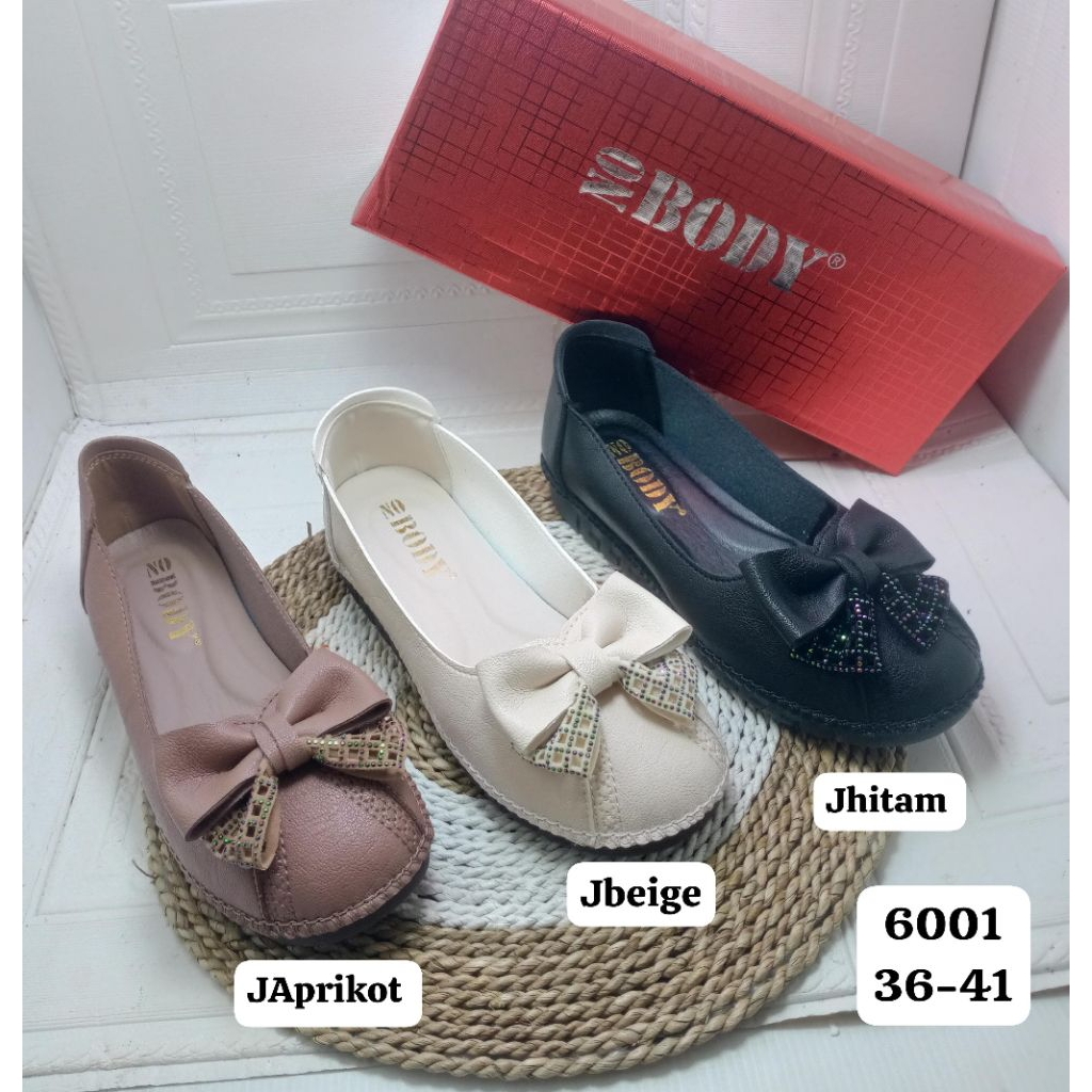 SEPATU FLAT IMPORT WANITA NOBODY 6001