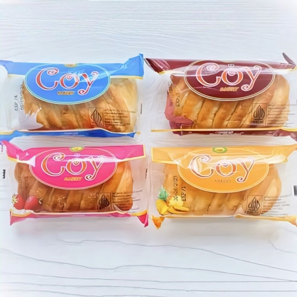 

Roti Coy Bakery Mix Varian Rasa isi 60 Bungkus Per Dus
