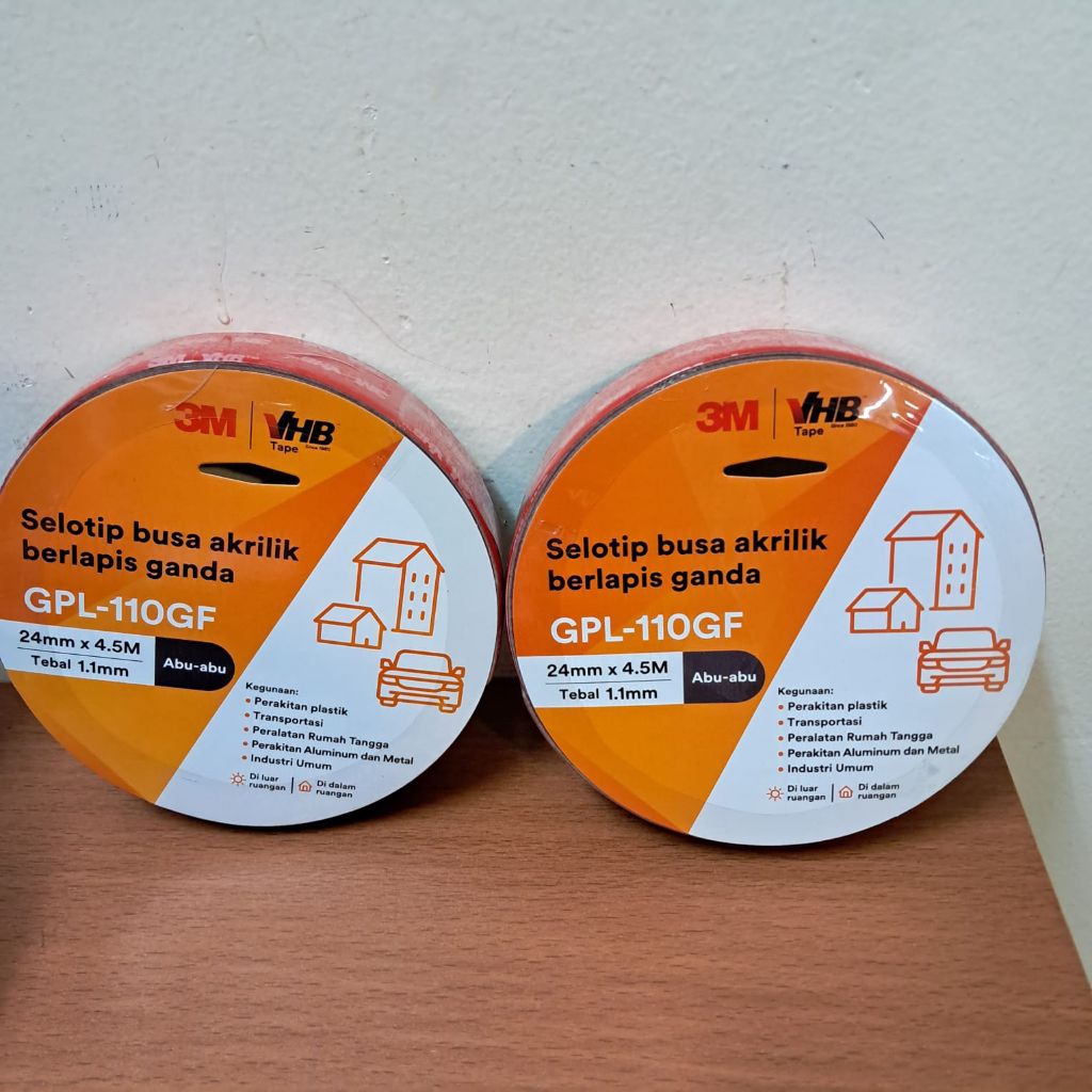 

Double tape 3M VHB selotip busa akrilik berlapis ganda