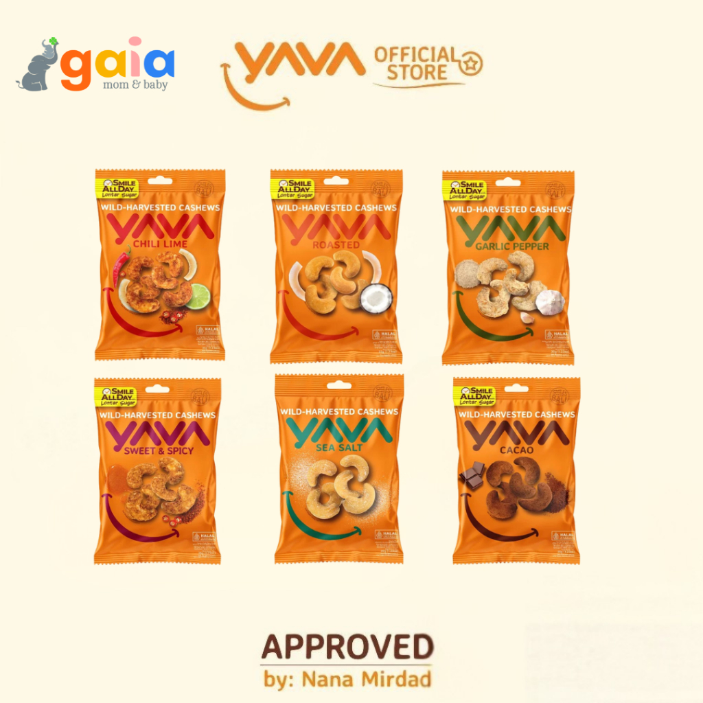 

Yava Wild-Harvested Cashews 35gr