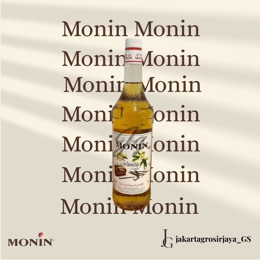 

SYRUP MONIN VANILA 1L SIRUP VANILA 1 Liter Minuman Vanilla