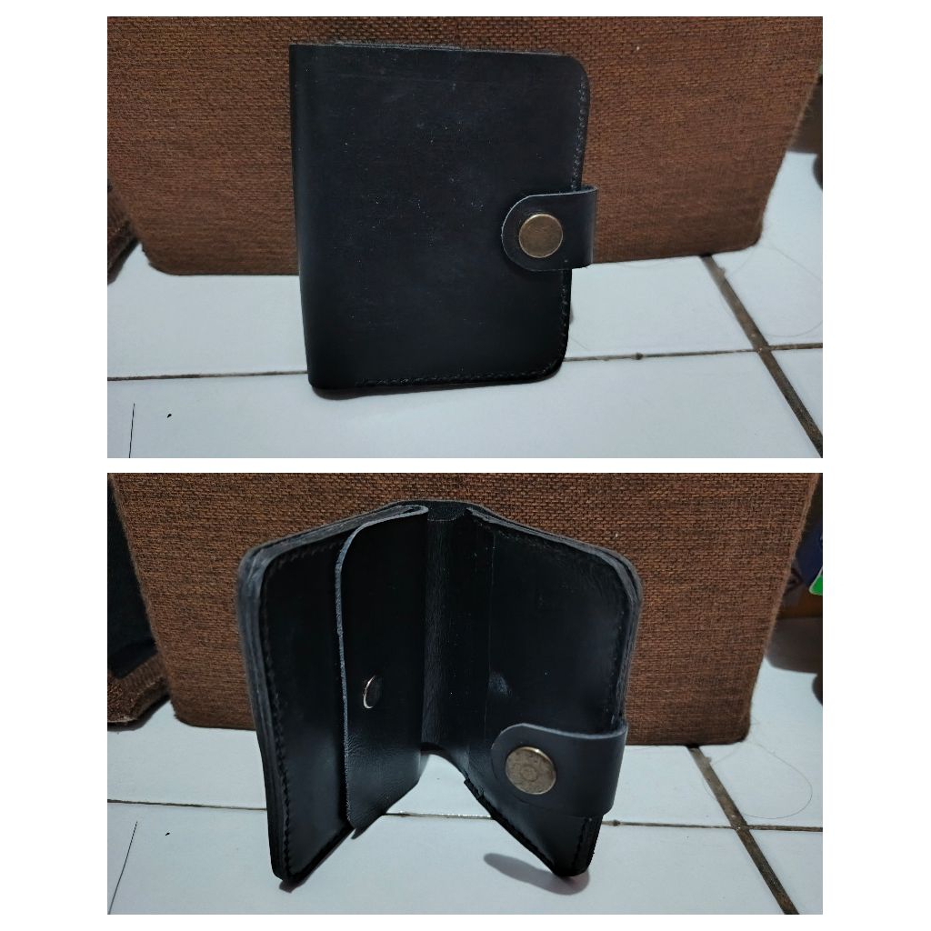 preloved dompet hitam cewek/cowok