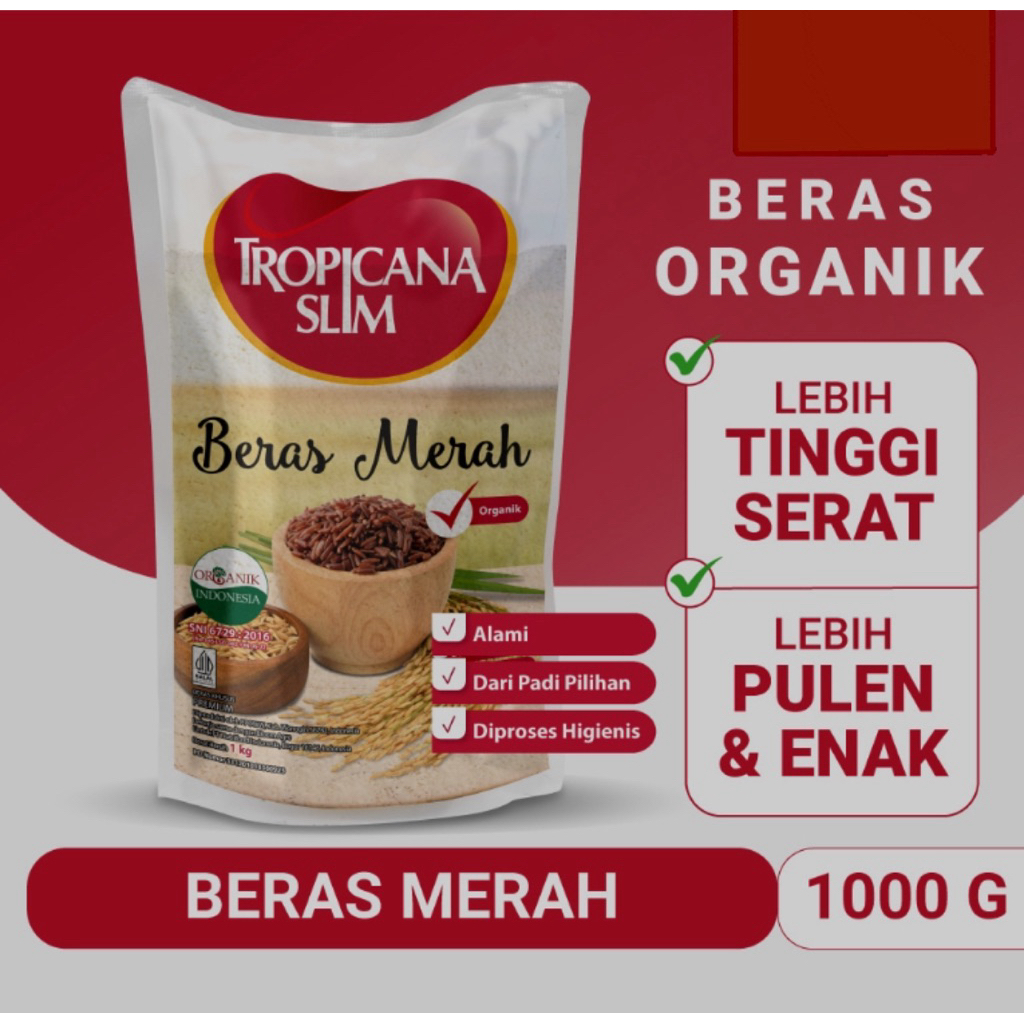 

Tropicanaslim beras merah organik