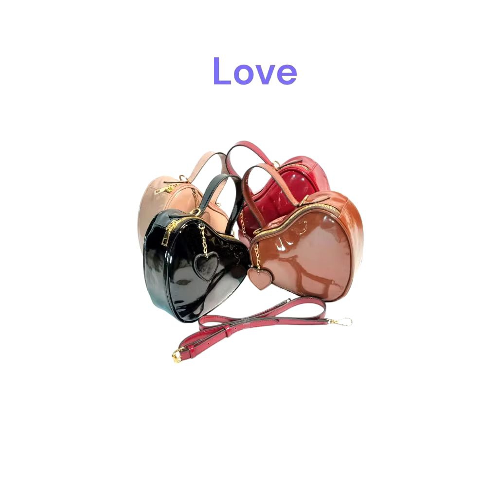 LOVE bags/tas selempang/tas Korean/tas selempang kekinian
