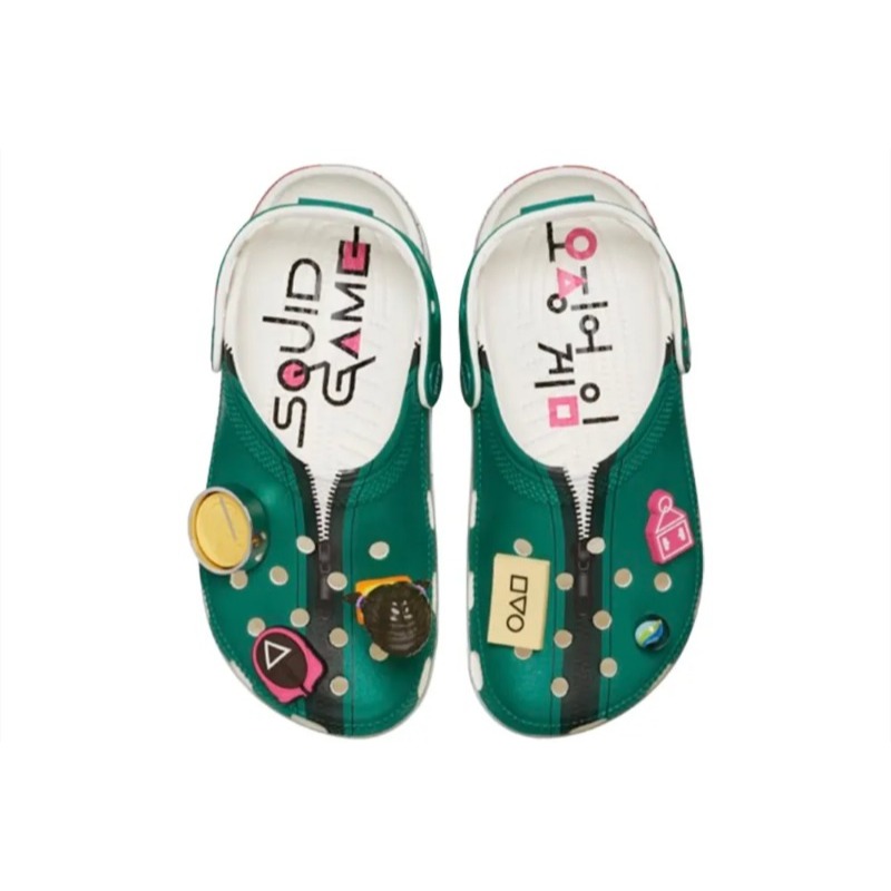 Sandal Crocs X Squid Game Clog Sandal Keluaran Terbaru - Trendy
