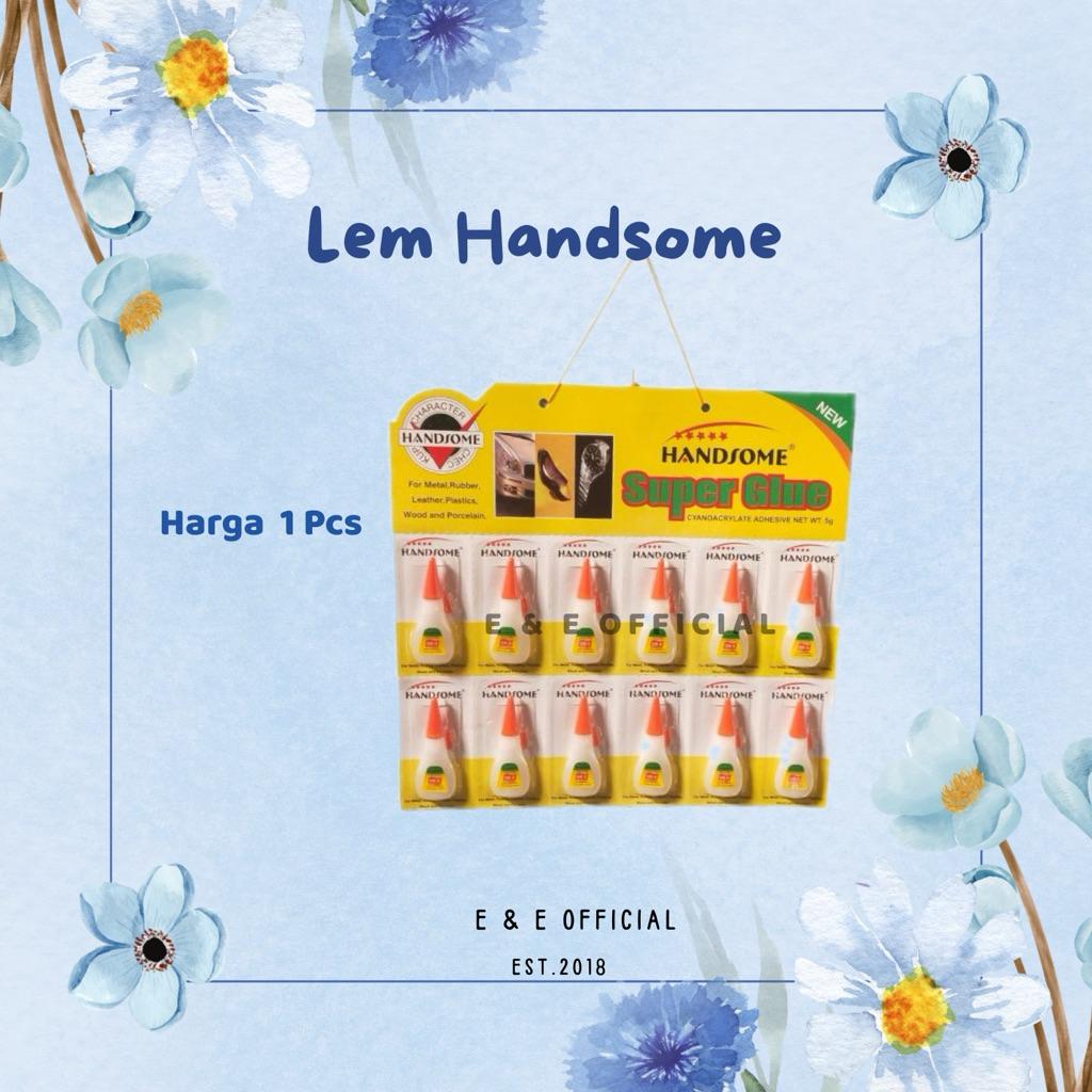 

LEM BOTOL HANDSOME RENCENG / LEM TETER PEREKAT / SUPER GLUE [ PER PCS ]