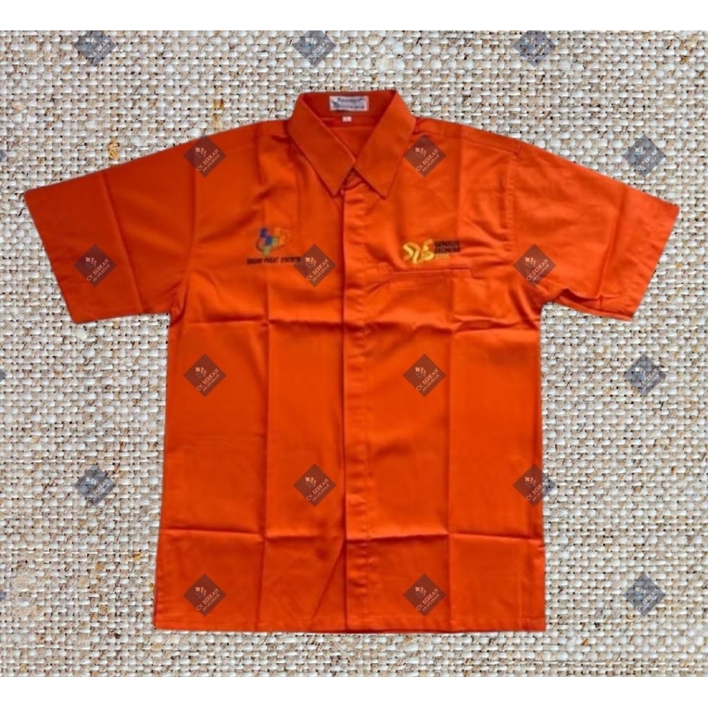 Kemeja oranye BPS  sensus