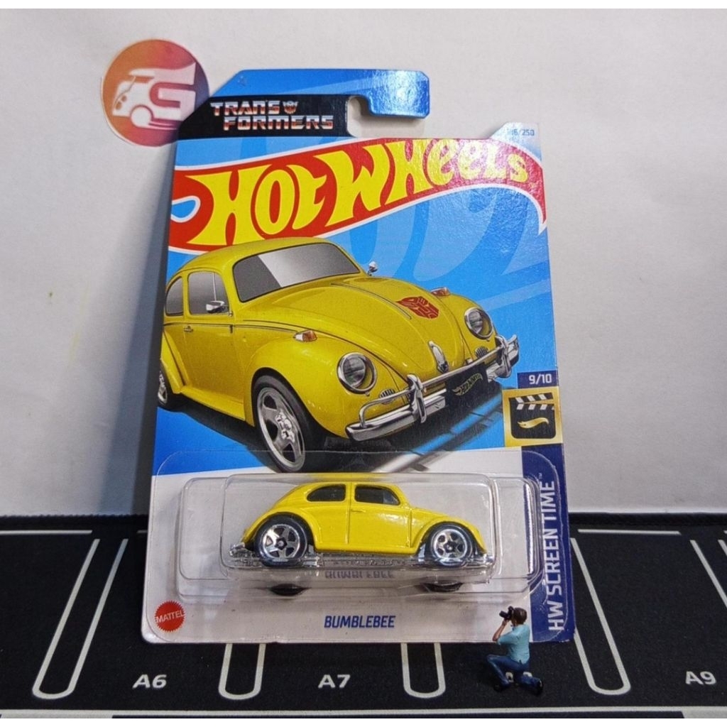 Hot wheels vw beetle bumblebee kuning