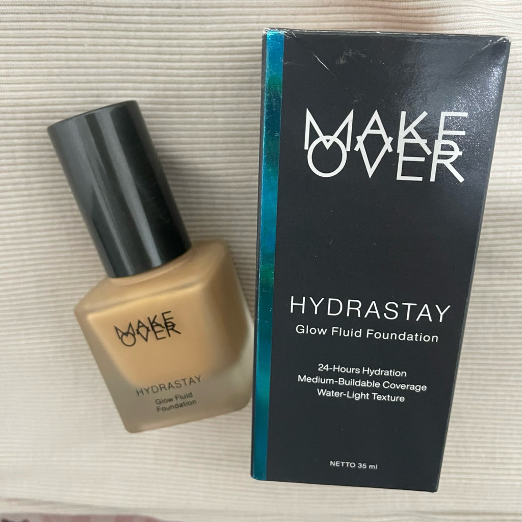 [Preloved] Make Over Hydrastay Foundation - W42