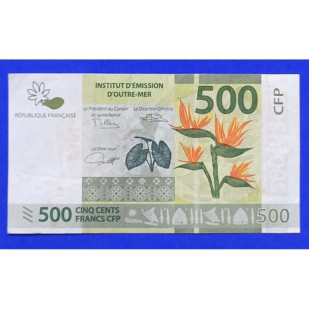 UANG CALEDONIA BARU 500 FRANCS