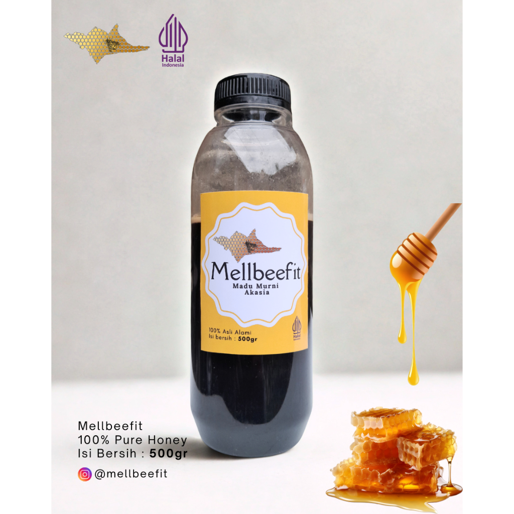 

Madu Asli MellBeeFit 500gr – Madu Ternak Lebah Akasia Murni