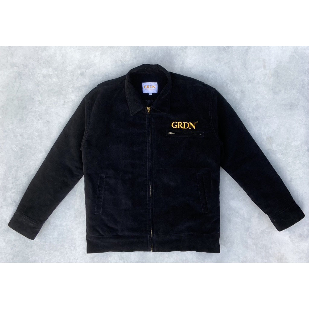 WORK JACKET CORDUROY GRDN - HITAM - WORK JACKET GRDN Outer