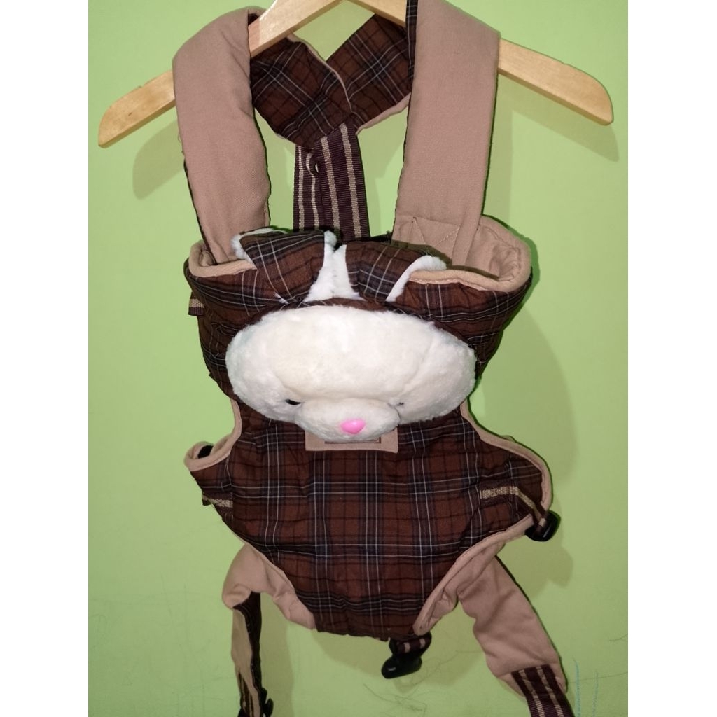 preloved gendongan depan bayi SNOBBY boneka