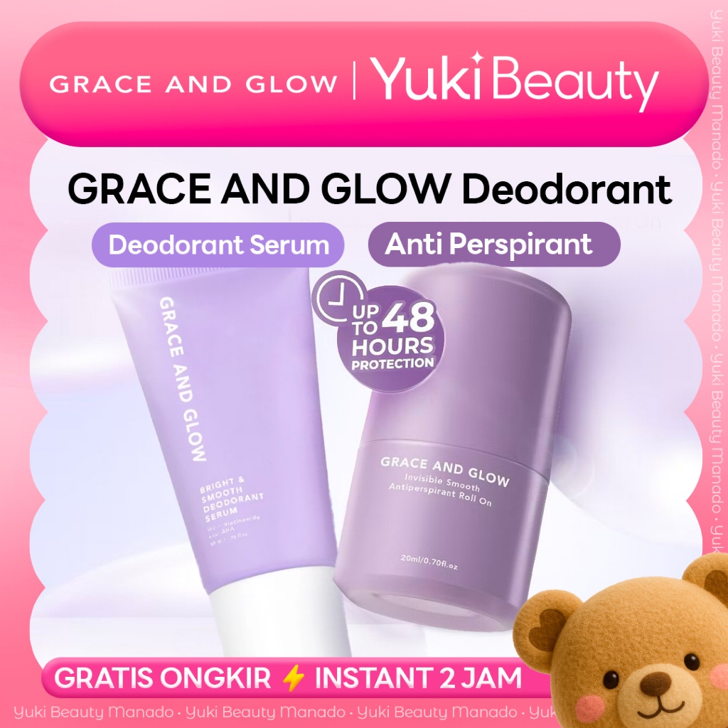 ❤ YUKI Manado ❤ GRACE AND GLOW Deodorant Black Opium Bright and Smooth Brightening Anti Perpirant