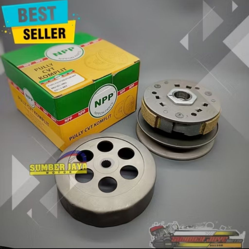 PULLY ASSY NPP PULLY MIO LAMA MIO SPORTY MIO SMILE SOUL KARBU FINO BAGUS DAN BERKUALITAS ORIGINAL NP