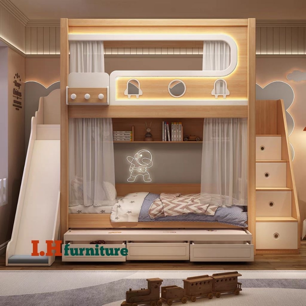 Tempat tidur anak laki-laki , tempat tidur anak custom , tempat tidur anak prosotan