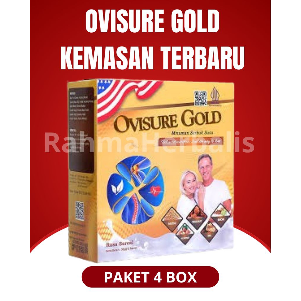 

(PAKET 4 BOX) OVISURE GOLD SUSU TULANG DAN SENDI ORIGINAL