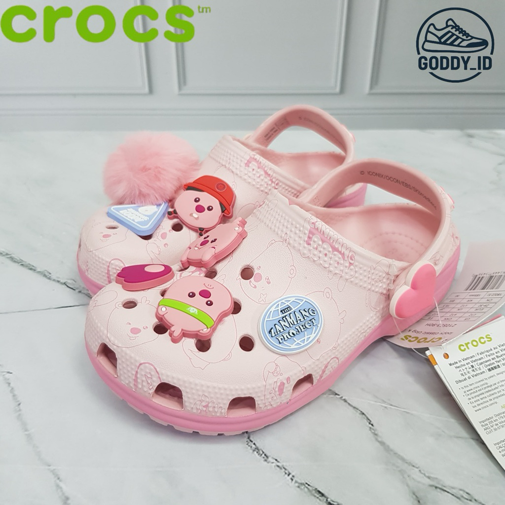 SANDAL CROCS LOOPY ZANMANG - CROCS LOOPY - SANDAL CROCS ANAK/DEWASA