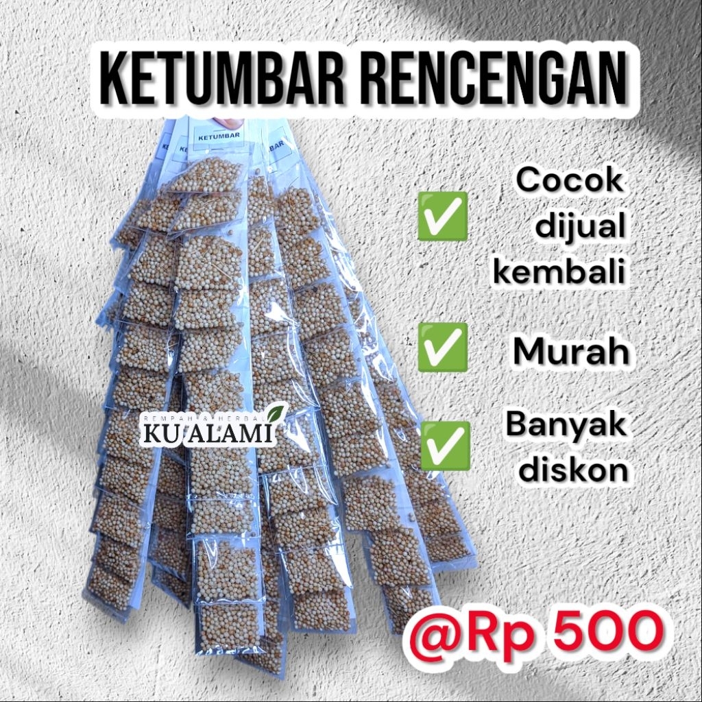 

Ketumbar rentengan ketumbar rencengan