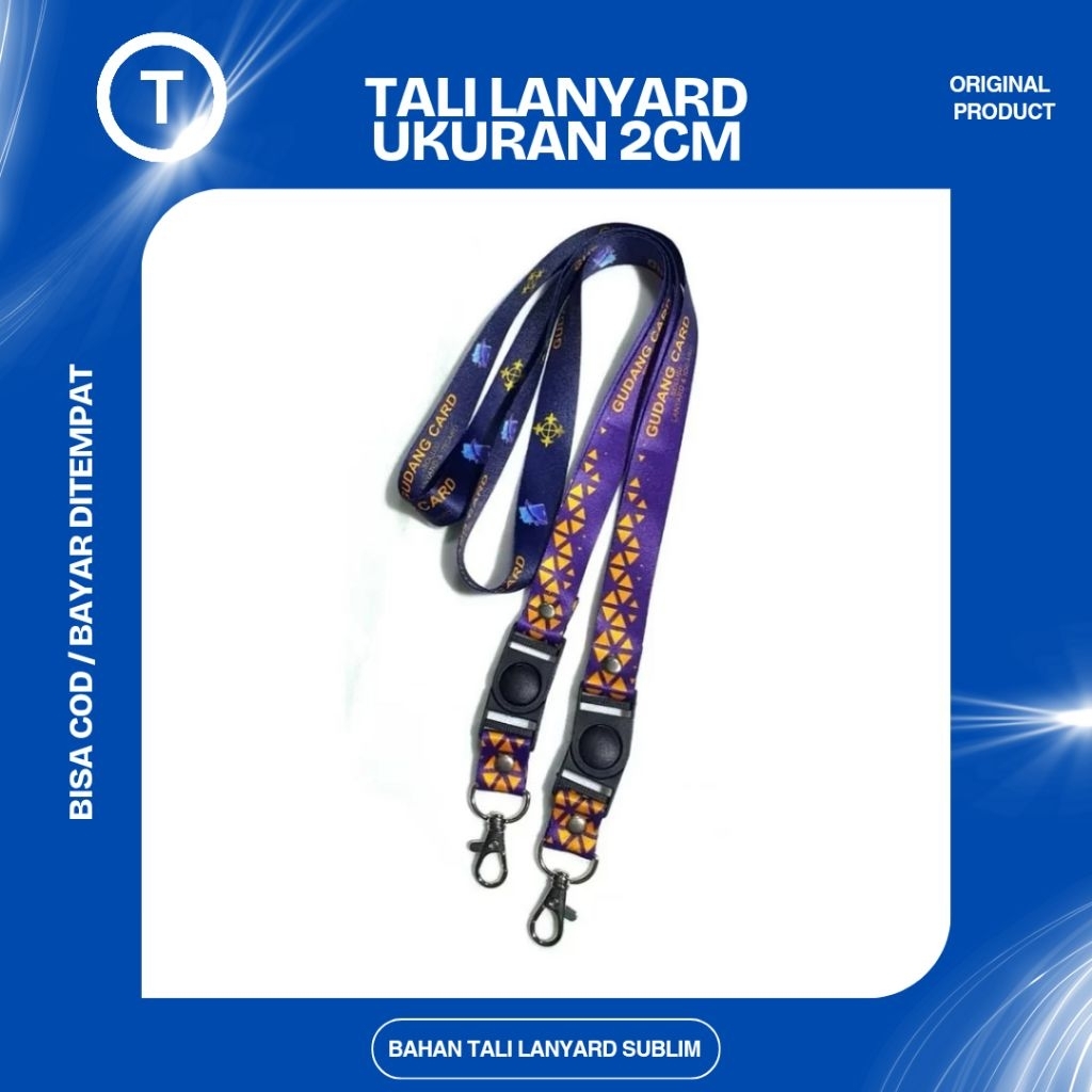 

SEHARI JADI tali lanyard panitia costum lebar 2cm - lanyard murah BERKUALITAS