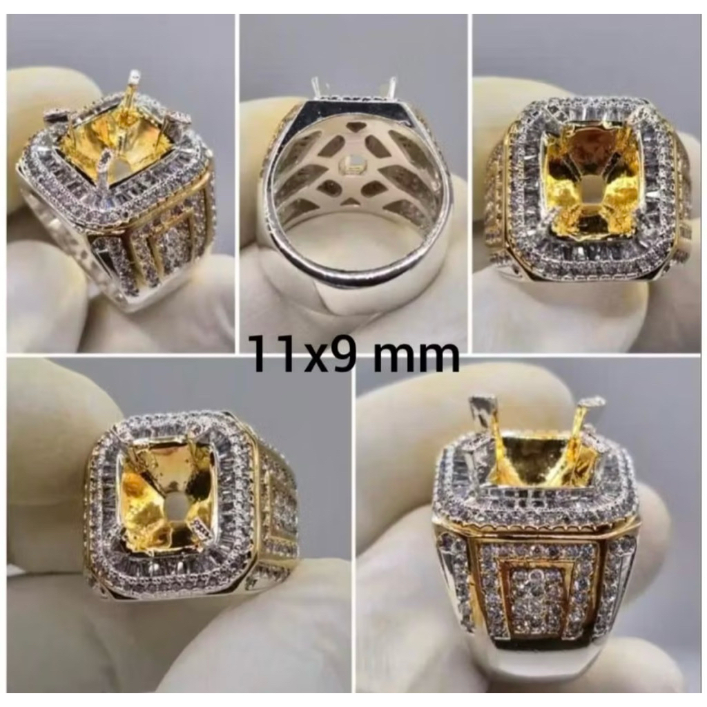 CINCIN EMBAN / RING / ALPAKA TEPPER SUPER COMBINASI MEWAH DOFF 11 X 9