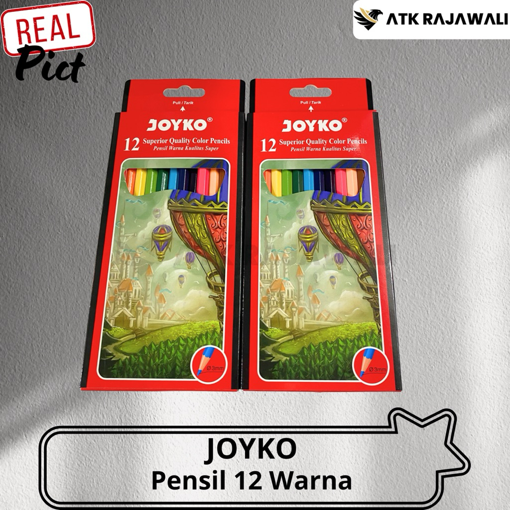 

Pensil Warna Joyko 12 Warna Panjang CP 100