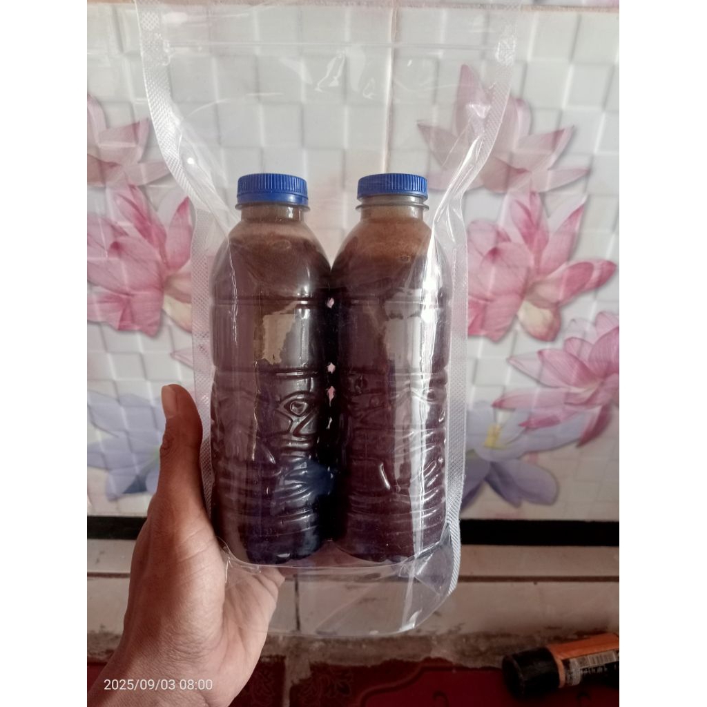 

Gula merah siwalan berbentuk cair 600ml dan 300ml