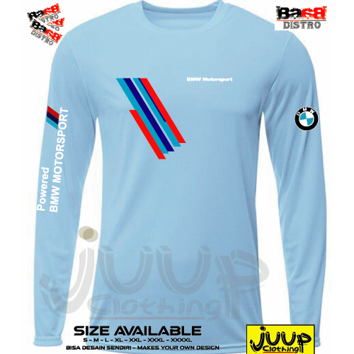 KAOS PRIA BAJU LENGAN PANJANG BMW SPORT TOP QUALITY