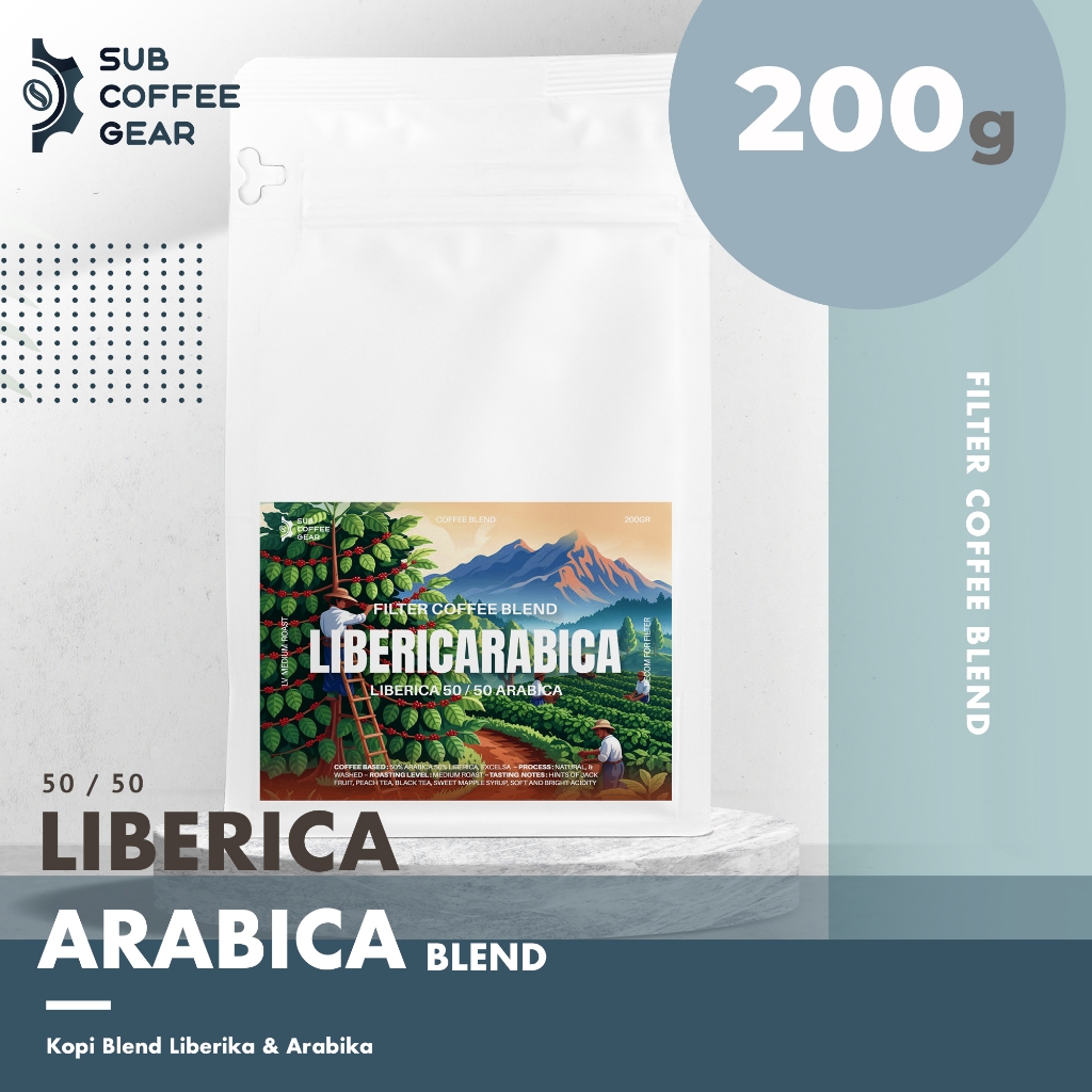 

KOPI BLEND ARABIKA LIBERIKA EKSELSA ROASTED COFFEE BLEND ARABICA LIBERICA EXCELSA FILTER COFFEE 200 GRAM & 100 GRAM
