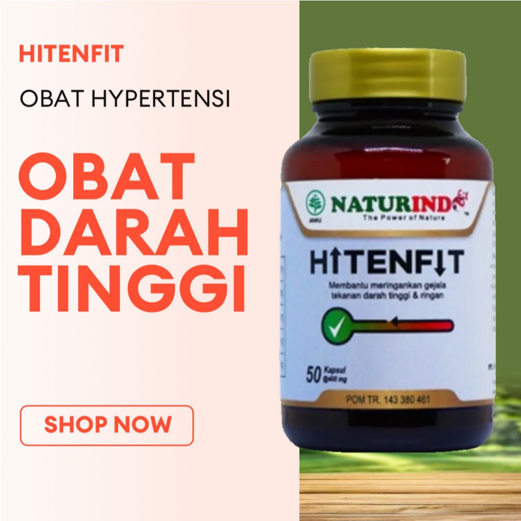 Naturindo Hitenfit Herbal Obat Darah Tinggi Herbal Hitenfit Naturindo