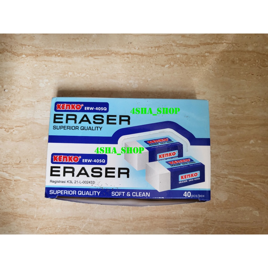 

Eraser Kenko Penghapus pengsil kotak ( ERW 40SQ )