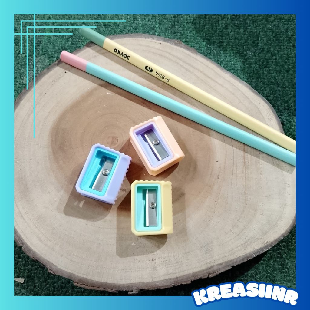 

Rautan Pensil 2 Warna / Pencil Sharpener