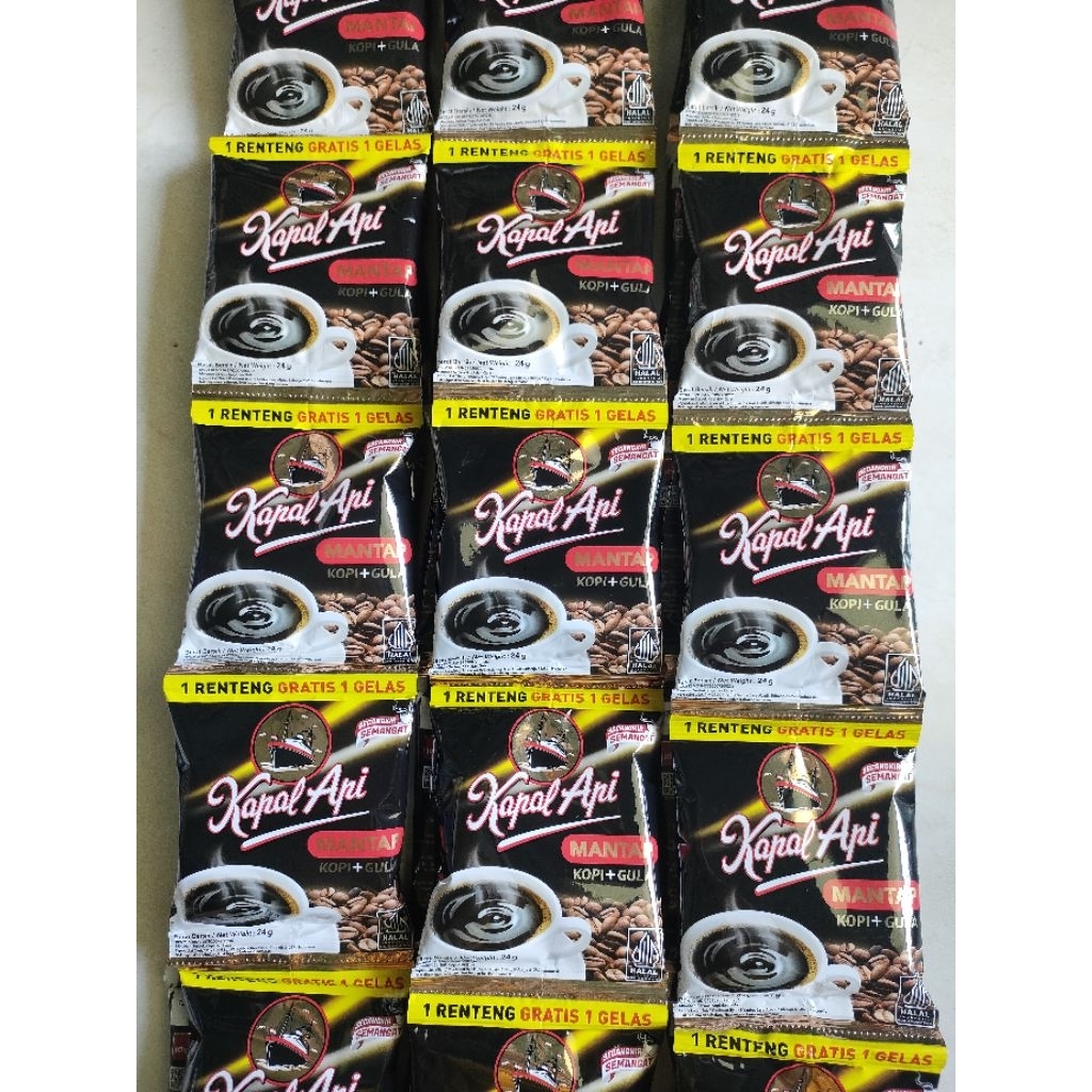 

KOPI KAPAL API MANTAP (KOPI + GULA) 10 Sachet