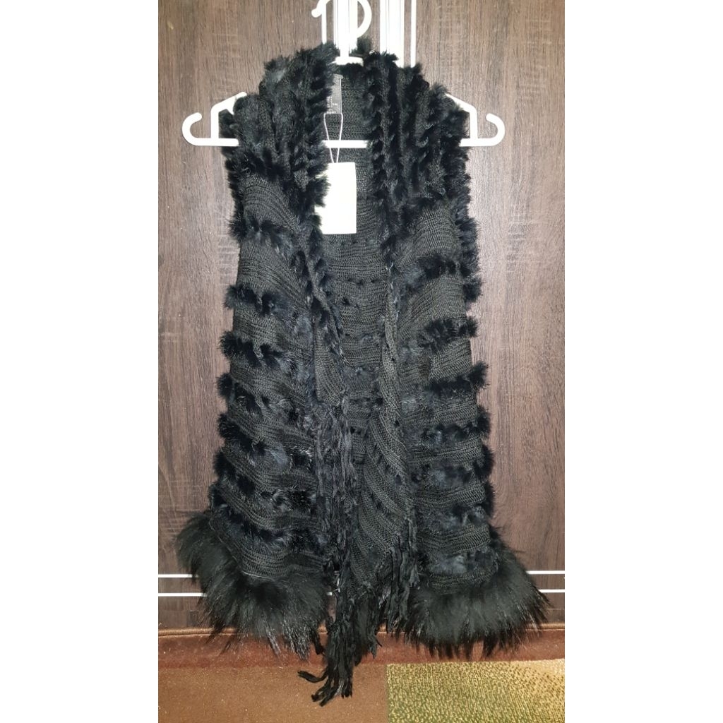 SALE NEW HnM OR1 OUTER BULU HITAM