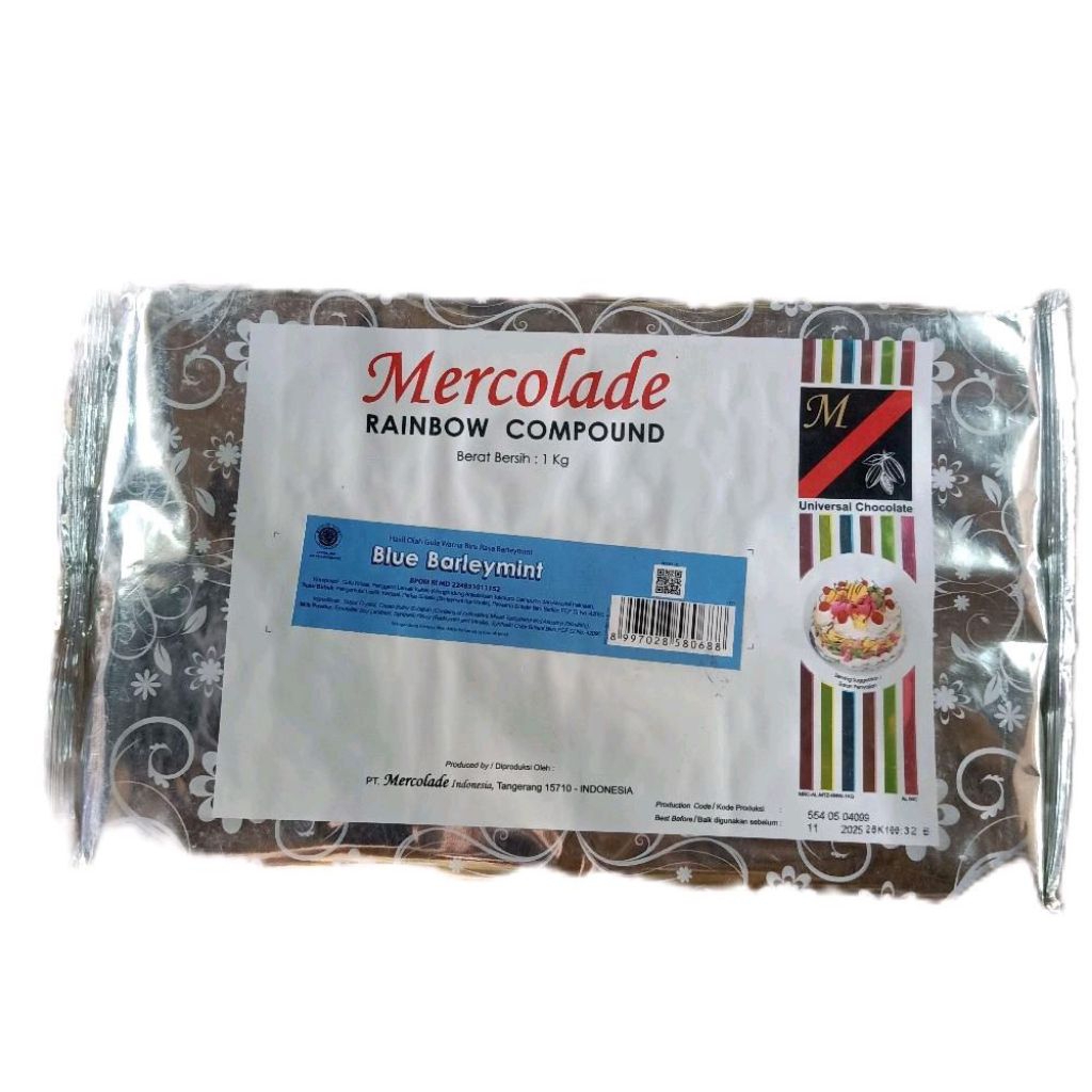 

Mercolade Rainbow compound rasa blue barley mint 1 kg