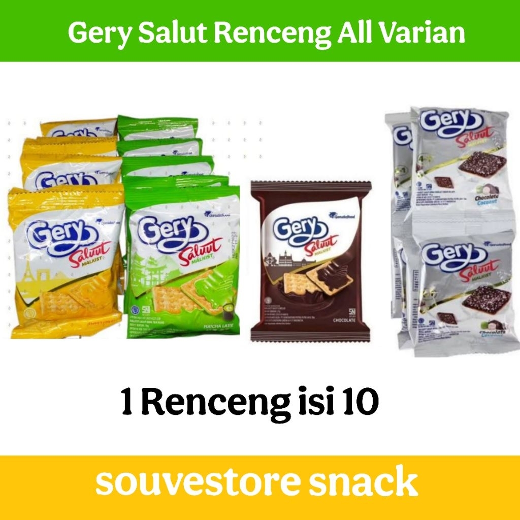 

Gery Salut Malkis Renceng isi 10 All Varian
