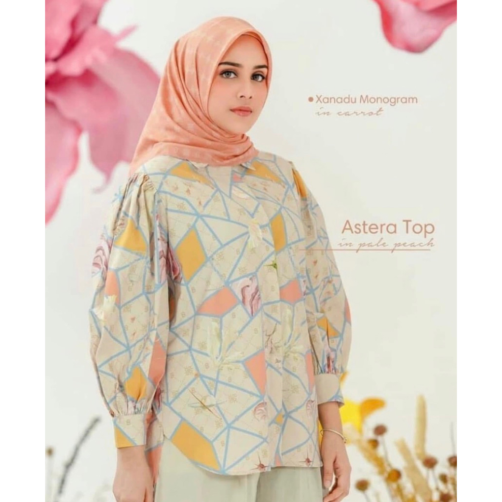 Astera Top Buttonscarves X RiaMiranda