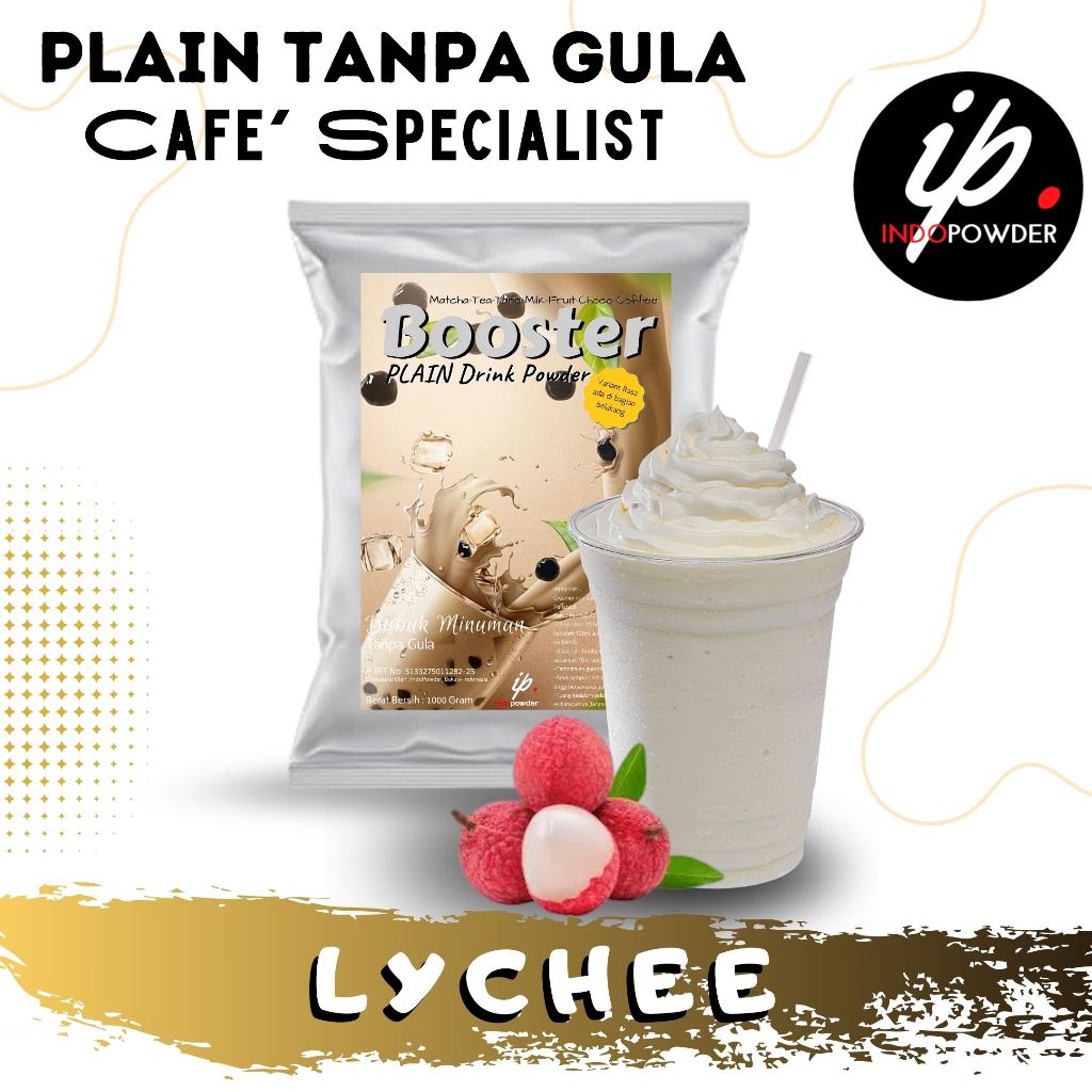 

Indopowder - Bubuk Tanpa Gula / Plain LECY / LYCHEE / LECI 1Kg Untuk Cafe, Waralaba & Usaha Minuman