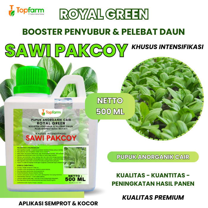 Pupuk Pelebat Sawi Pakcoy/ Pupuk Cair Penyubur Sawi Pakcoy/ Pupuk Sawi Pakcoy Cepat Lebat/ Pupuk Saw