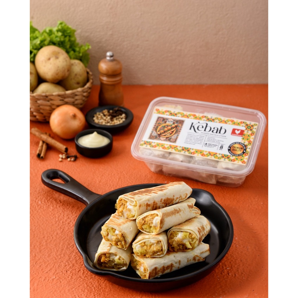 

Kebab Ayam Premium NAM FOOD / Kebab Frozen Premium NAM FOOD / Kebab Mini Frozen NAM FOOD isi 8pcs - AYAM
