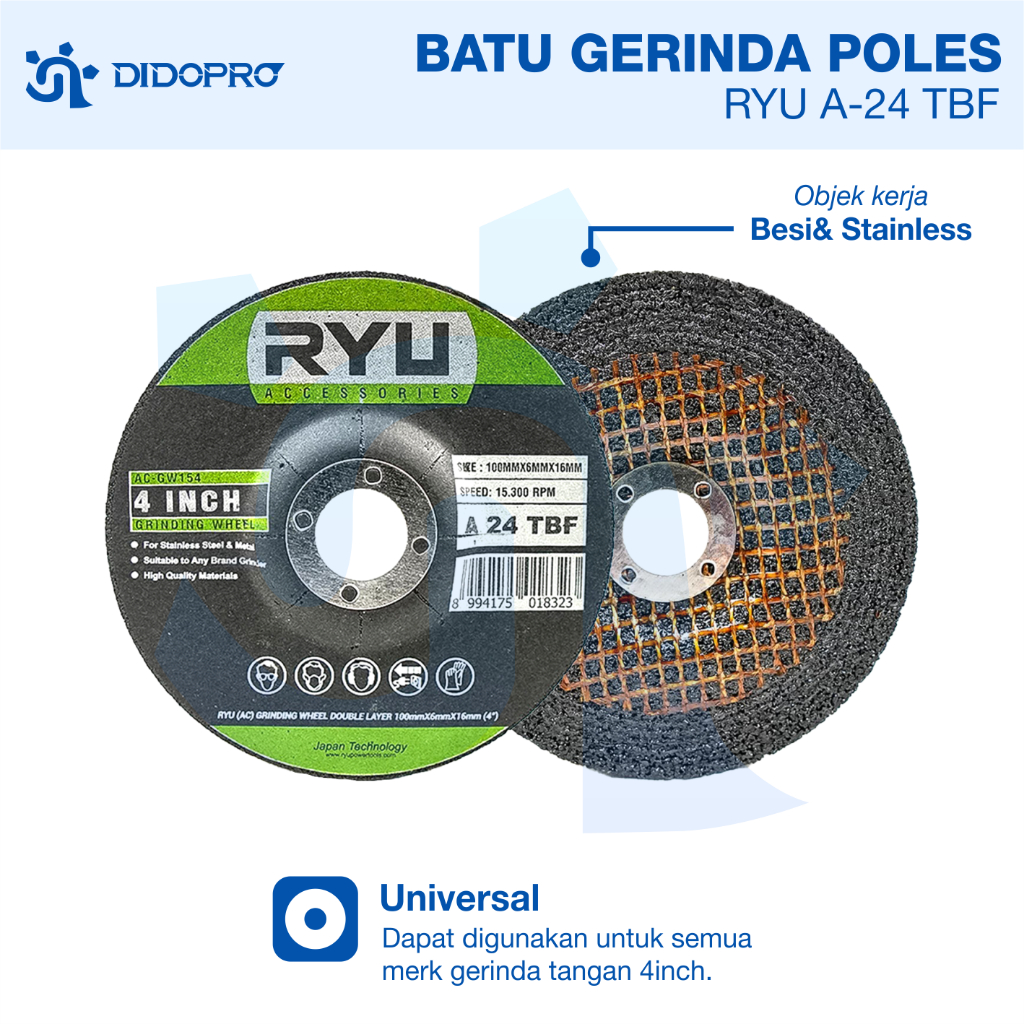 BATU GERINDA SLEP 4" TRICRAFT