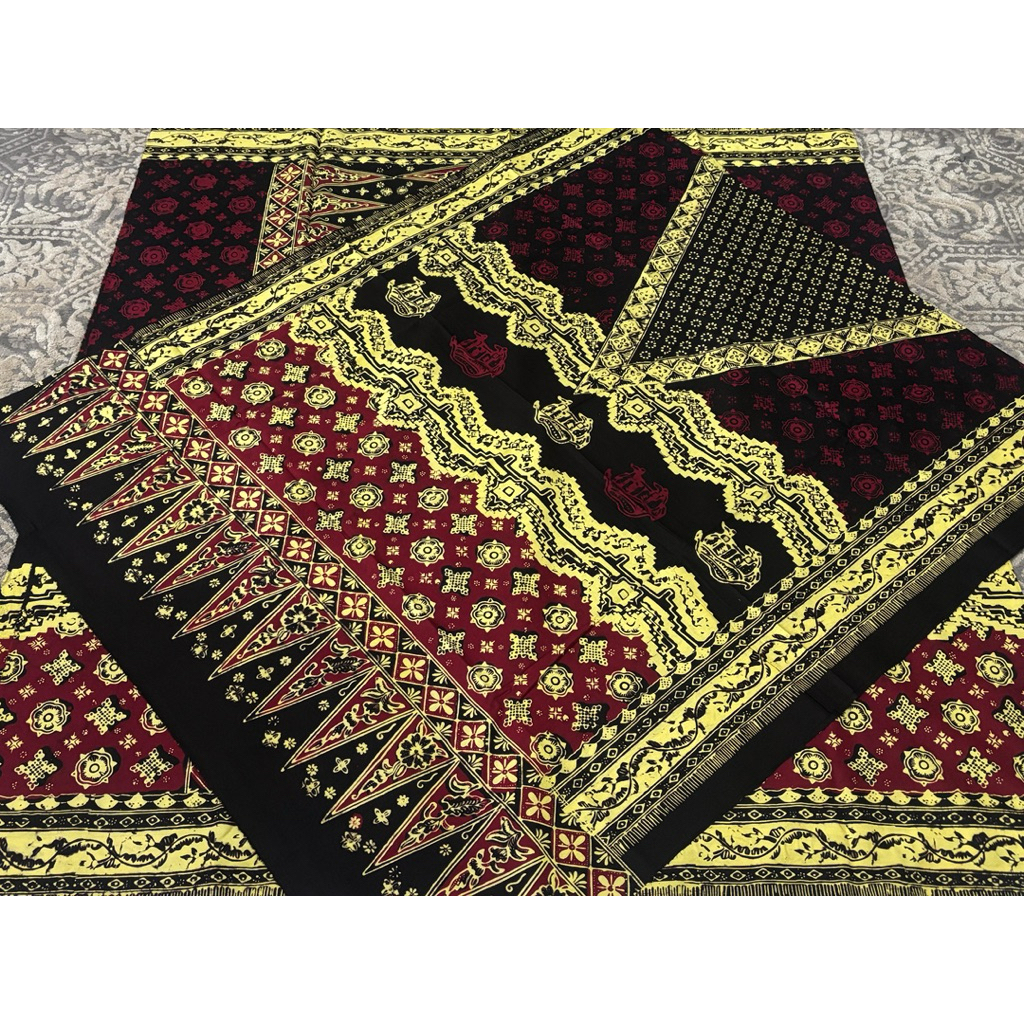 set kain tekuluk batik jambi asli dengan ronce