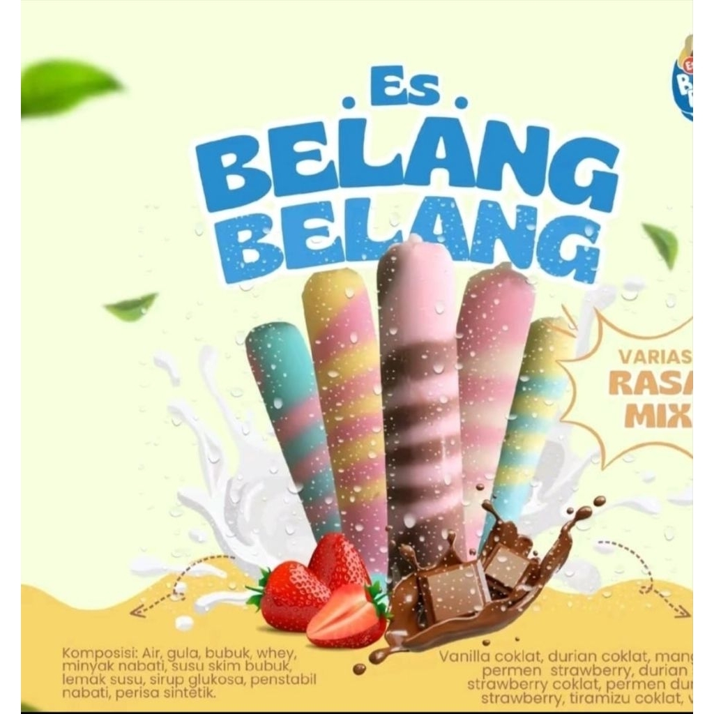 

Es lilin/es belang-belang isi 100pcs