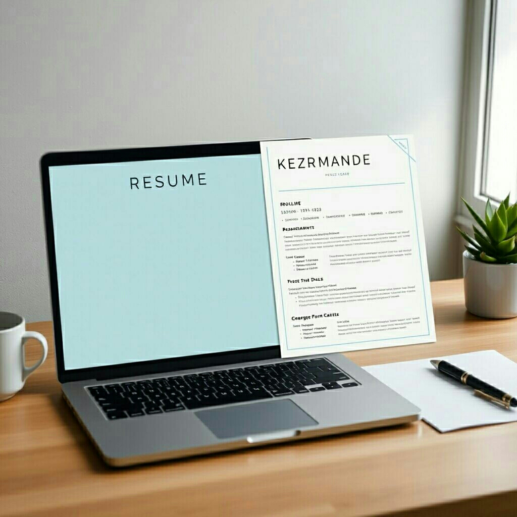   CV Lamaran Kerja Format Word/Canva – Template Kreatif & ATS Friendly

