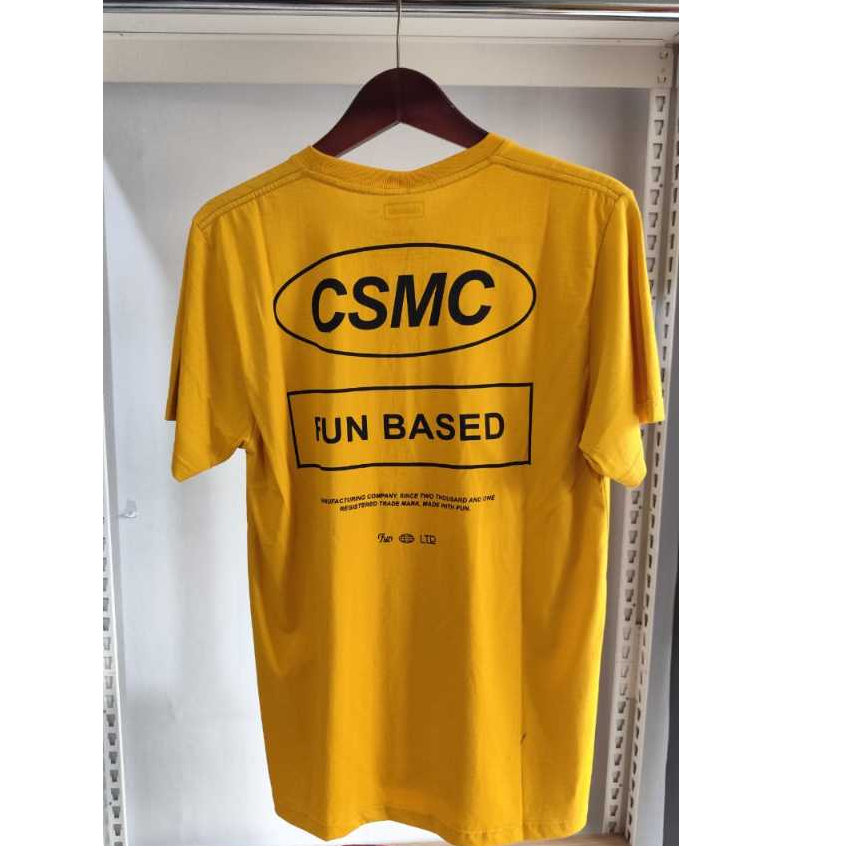 KAOS PRIA - (COSMIC) PUEDO YELLOW // TSHIRT DISTRO  ORIGINAL